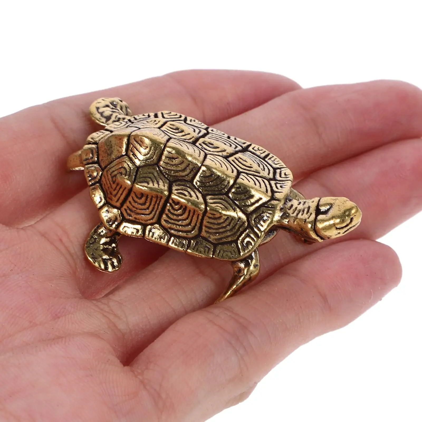1 шт. однотонные медные украшения в виде черепахи труба долговечная скульптура