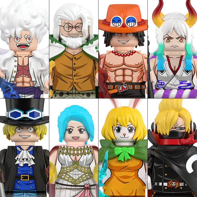 X0357 Конструктор ONE PIECE: Луффи, Зоро, Нами, Санджи, Чоппер. Мини-фигурки и аксессуары. Подарки на Хэллоуин и Рождество для детей. (art.: 3920d8cc95bcf) - 3920d8cc95bcf