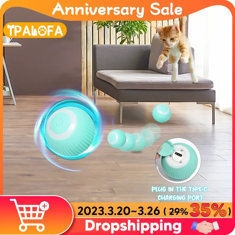 

Умные игрушки для кошек, Электрический мяч для кошек, автоматический вращающийся мяч, игрушка для домашних животных для кошек, Аксессуары для кошек в помещении