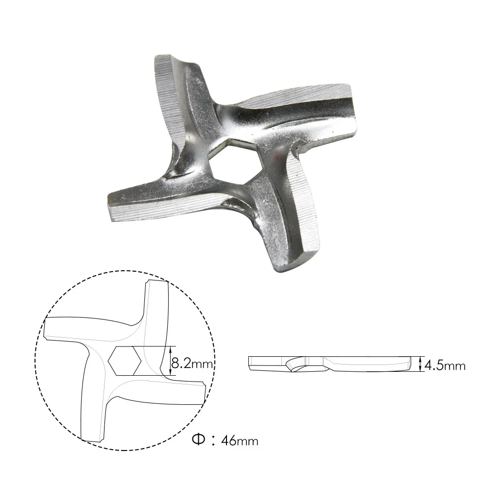 Фото 3 шт., лезвия для мясорубки Moulinex HV2 HV3 HV4 HV6 HV8 ME406 ME420 ME605 ME650 №2