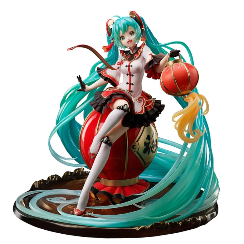 

В наличии Оригинальные фигурки F:NEX Hatsune Miku 2021 новогодние Аниме фигурки, коллекционные экшн-игрушки