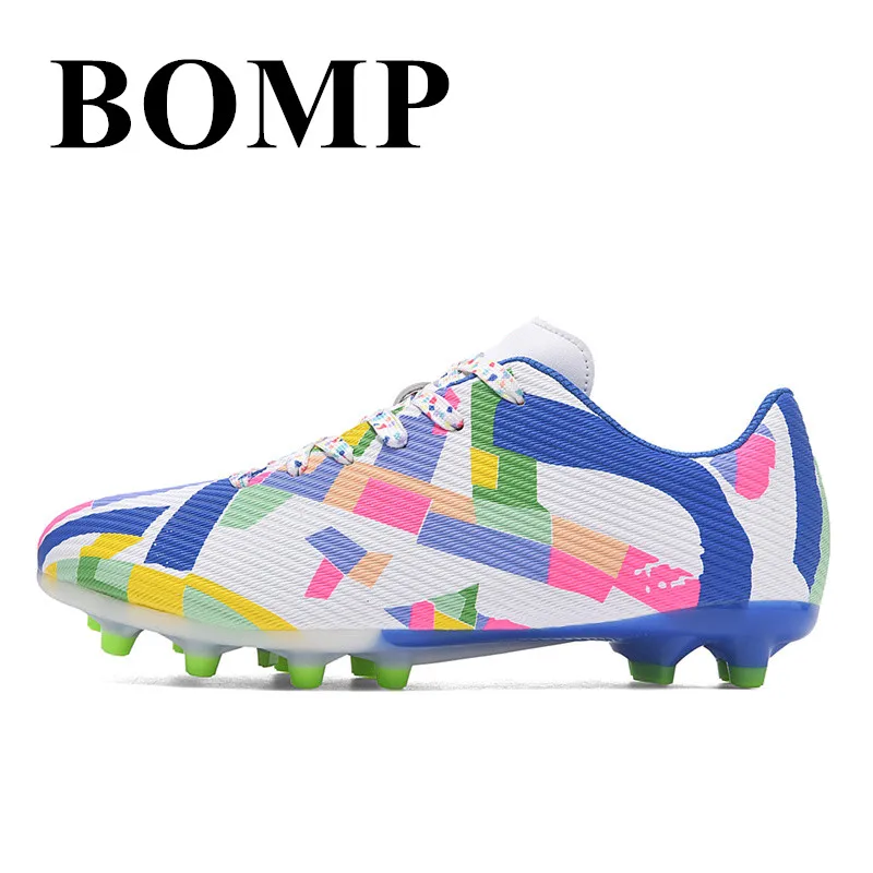 Новые модные футбольные бутсы для мужчин дышащие уличные TF/FG мужские с газоном