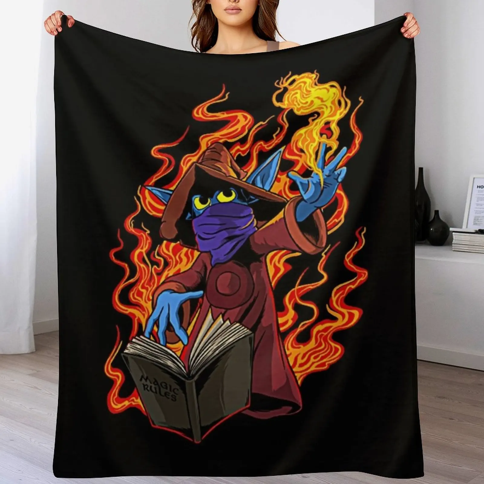 Одеяло Orko the Sorcerer очень большое одеяло в клетку для кровати