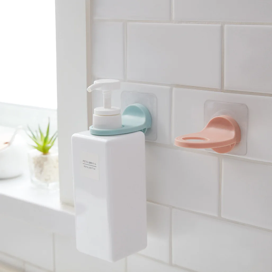 

Настенный органайзер для жидкого мыла, геля в душе, крючок-держатель, крючок-вешалка без отверстий, кухонная стойка для моющего средства, ак...