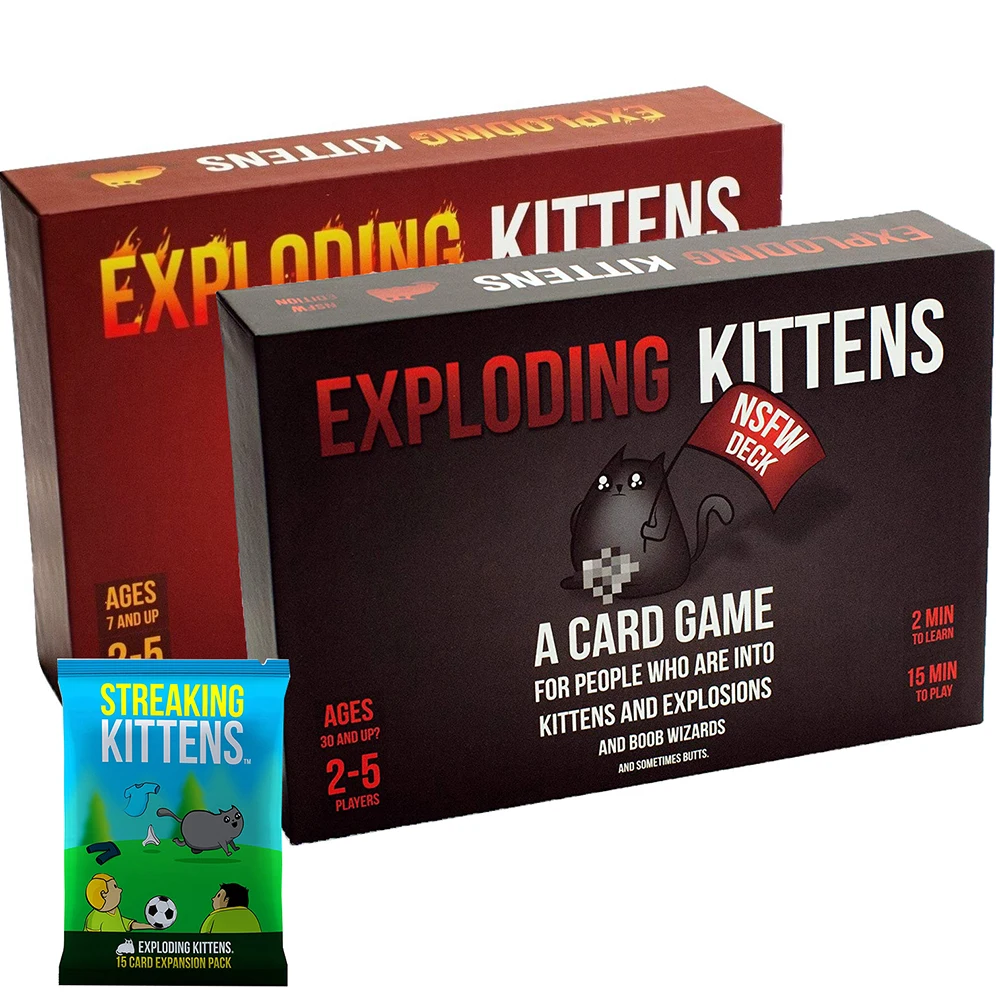 Настольные игры для взрослых NSFW Edition Kitten Original семейвечерние партия стратегия