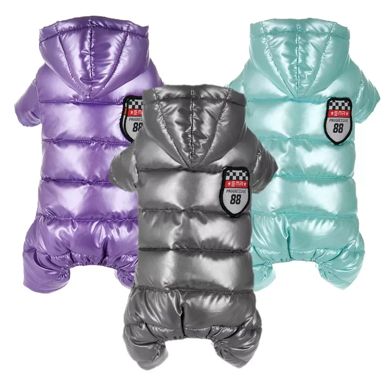 

NEW Clothes For Small Dogs Winter Warm Puppy Pet Dog Coats Waterproof Hooded Dog Jacket Jumpsuits Chihuahua Yorkie Clothing Over
