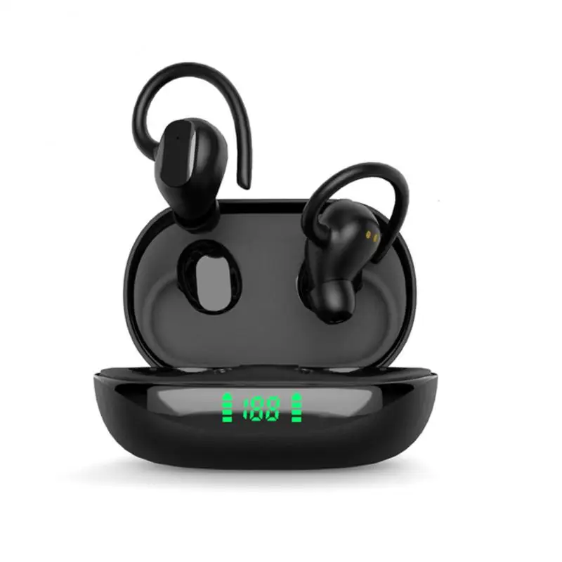 

Sport Bluetooth Wireless Headphones With Mic IPX5 Waterproof Ear Hooks Bluetooth Earphones HiFi Stereo Music Earbuds For Phone