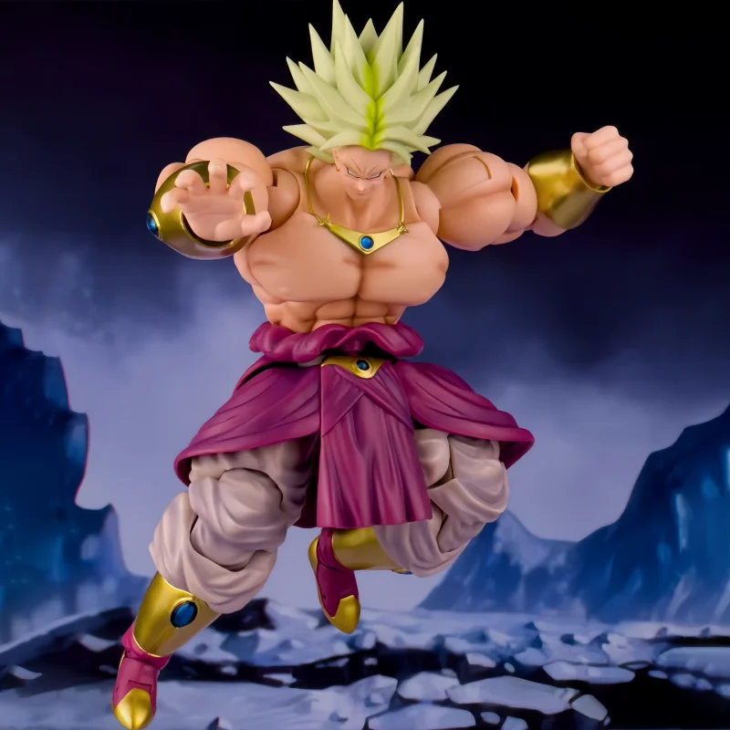 Фото Подлинная фигурка Demoniacal Fit Dragon Ball Broly 2.0 Shf Legendary Berserker-Cosmic Shocking 1/12, подарки №5