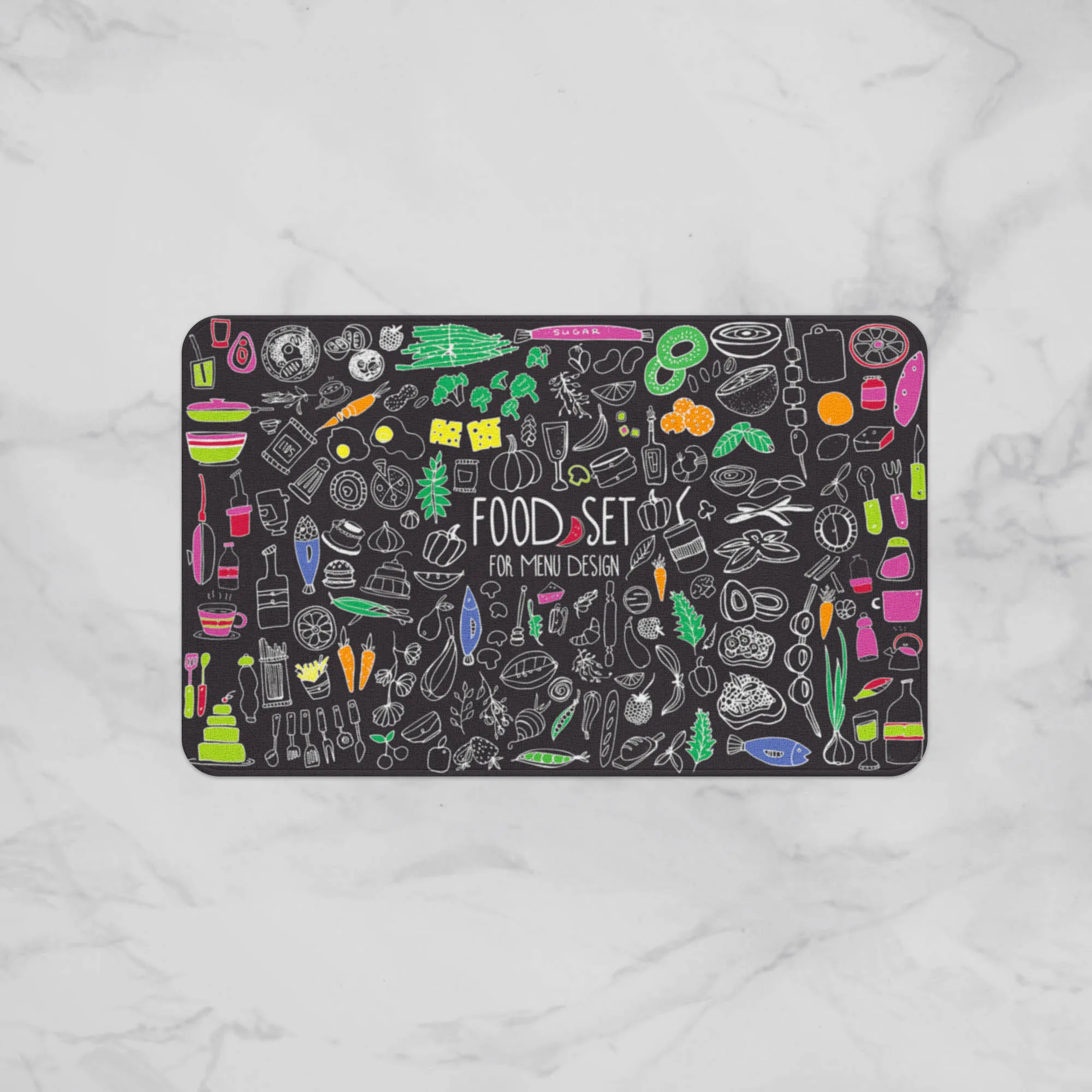 

BESTPRO Flannel Kitchen Mats Carpet Soft Non-slip Kitchen Carpet Rugs Bohemian Bath Mat for Kitchen Living Room Bedroom