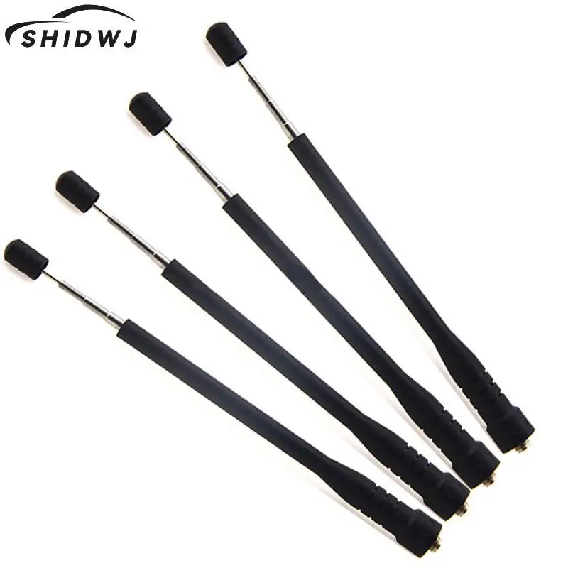 1PC Rod Telescopic Gain Antenna For Baofeng Walkie Talkie Dual Band SMA Female for Baofeng BF-888S, Baofeng UV-5R, Kenwood, HYT images - 6
