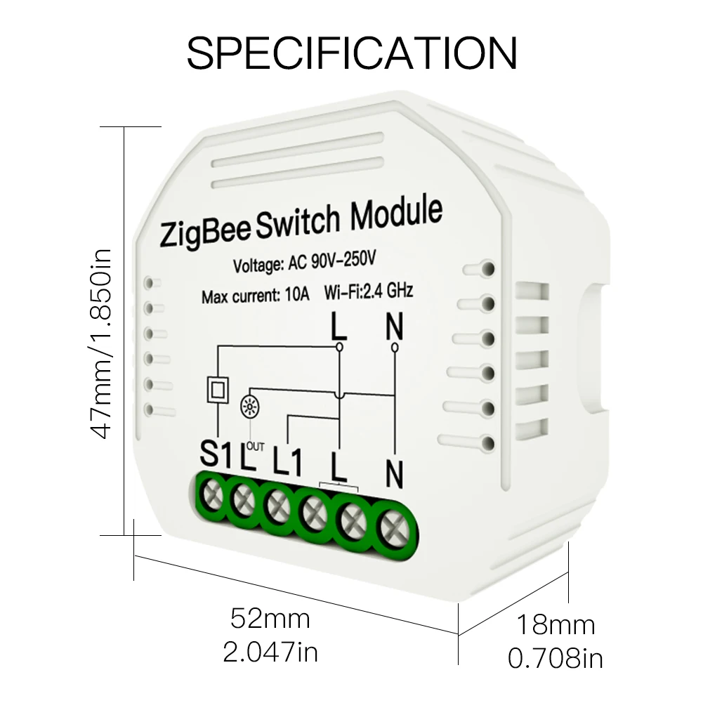 Умный модуль высветильник еля света Tuya ZigBee 3 0 беспроводной пульт дистанционного
