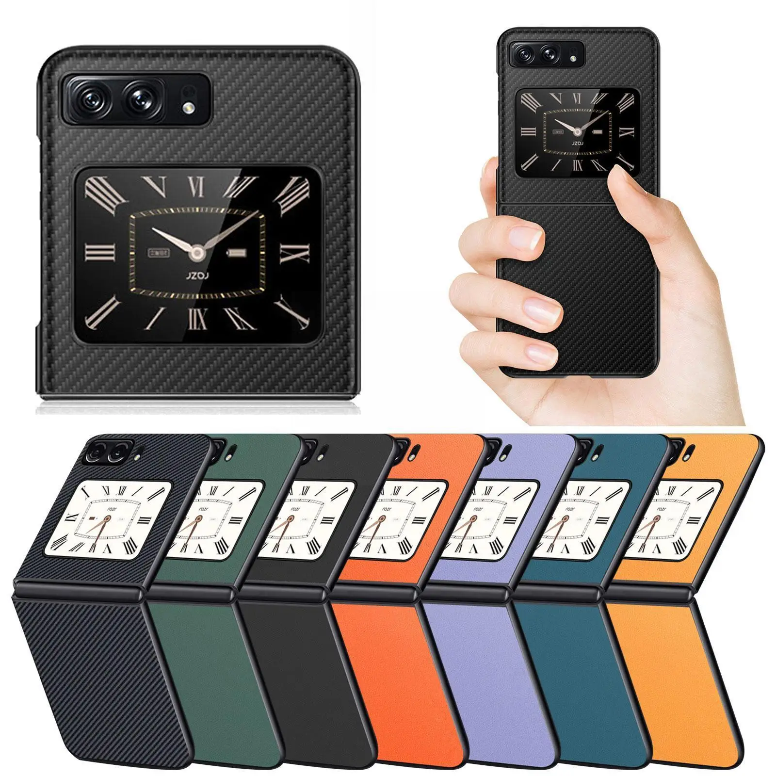 

For Moto Razr 2022 Razr 5g 2020 Pu Leather Floral Grass Printed Accessories Shockproof Phone Cover Flip Cover R7a6