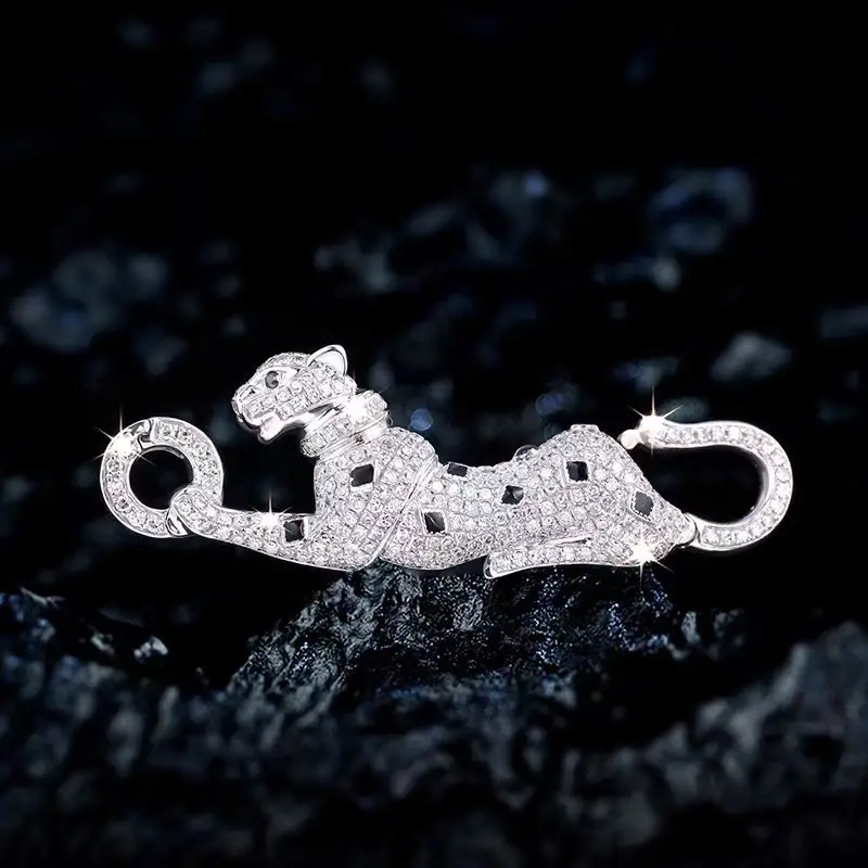 Rui Ying ювелирные изделия 18k белое золото бриллиант эмаль животные серия