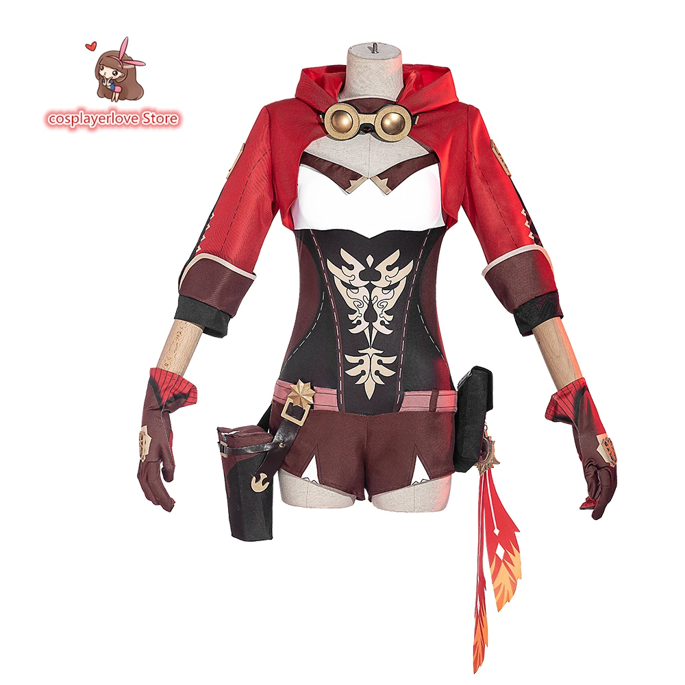 

Genshin Impact Amber Cosplay Costume Halloween Christmas Costume
