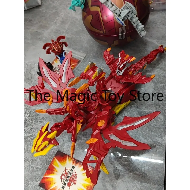 Фото Оригинальный коллекционный набор Sega Bakugan BakuTech Metal God Dragon: полный комплект, модель боевой фигурки, украшение для рабочего стола №2