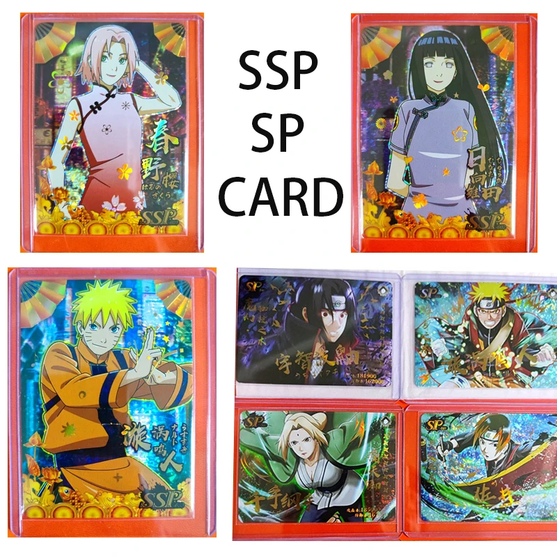 

NARUTO Haruno Sakura Hyuga Hinata Uzumaki Naruto Anime figure full set SSP SP game collection card Toy Birthday Christmas Gift
