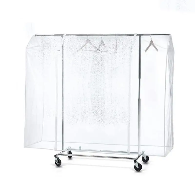 

Большая вешалка для одежды, водонепроницаемый пылезащитный чехол для одежды, подвесной органайзер, сумка для хранения одежды на молнии