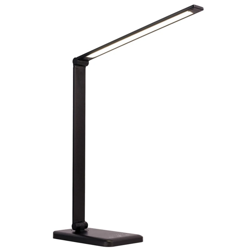 

Desk Lamp,Led Desk Lamp with Usb Charging,Desk Lamps for Home,5 Lighting Modes,Touch Control Auto Timer Desk Lamp