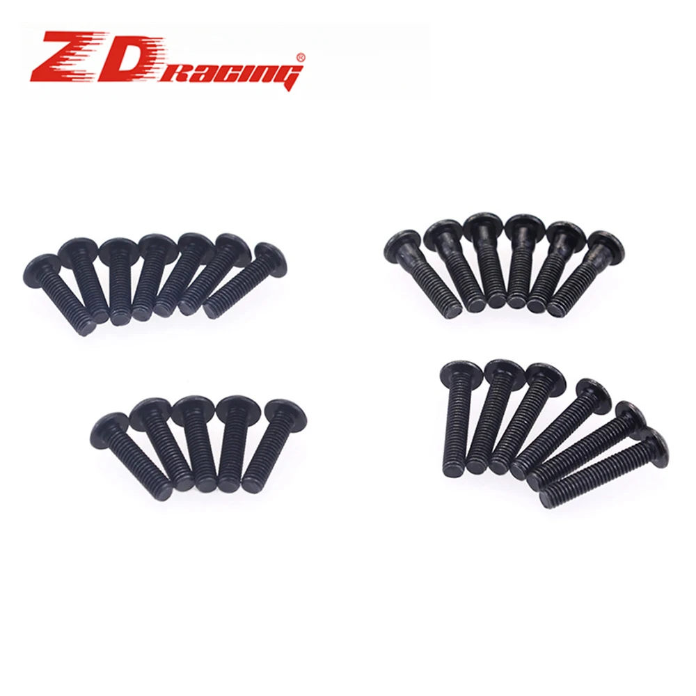 

ZD Racing 1/8 08415 9116 9020 9072 9071 9203 08425 08426 08427 08428 RC Car Metal 24pcs inner hexagon Round head screws 8081