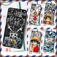 one piece cute boy luffy for xiaomi redmi note 11 10s 10 9t 9s 9 8t 8 7 6 pro plus max 5g black soft funda capa phone case