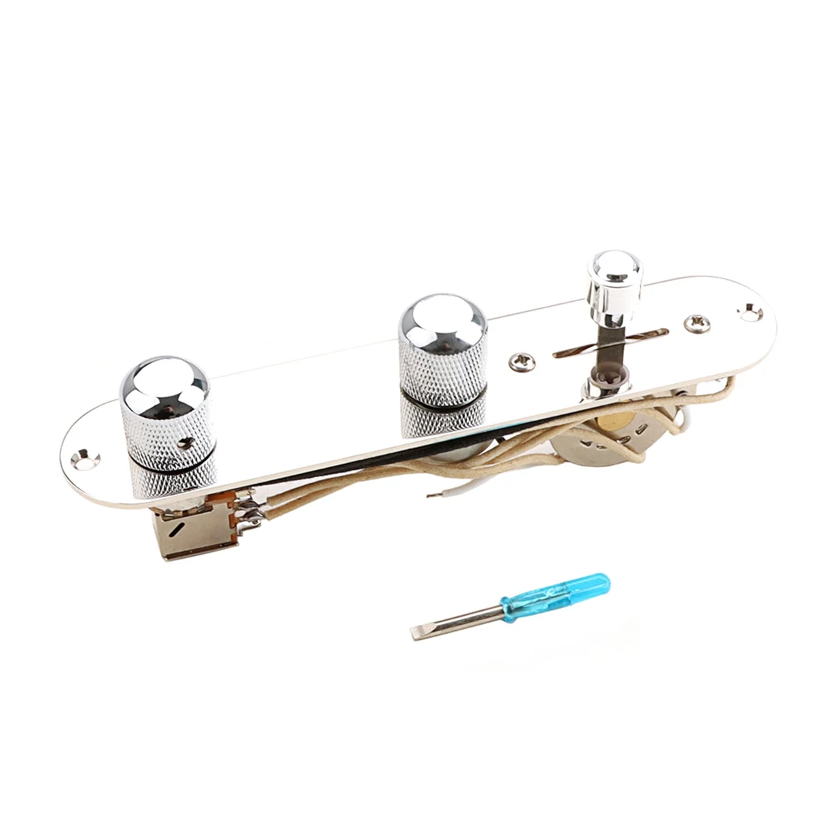 

Loaded Control Plate Prewired 3-Way Control Plate with Wiring Harness for Electric Guitar Parts