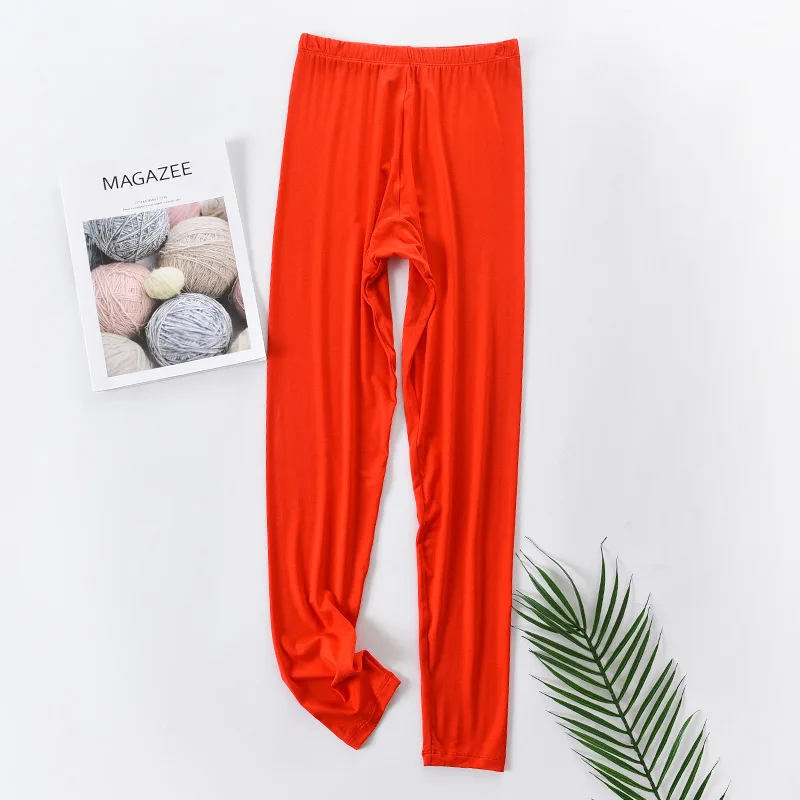 Modal Thermal Underwear Women Winter Clothing Warm Thermo Bottoms Female Autumn Thin Elastic Thermal Long Pants Thermo Leggings