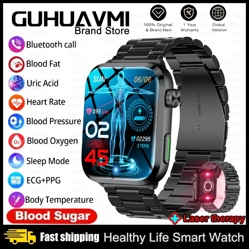 

Смарт-часы мужские с Bluetooth и сенсорным экраном