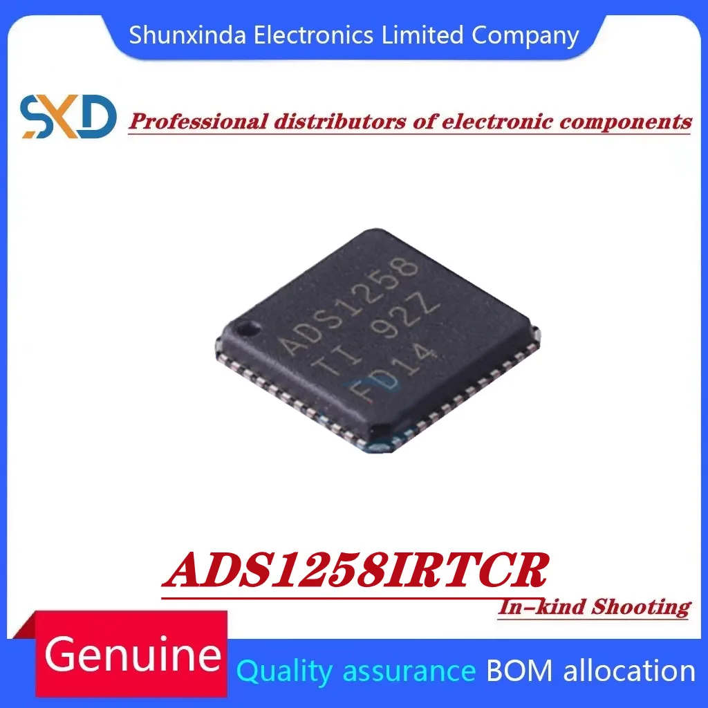 

1PCS/LOT ADS1258IRTCR VQFN48 Integrated Circuits (ICs) Data Acquisition Analog to Digital Converters (ADC)