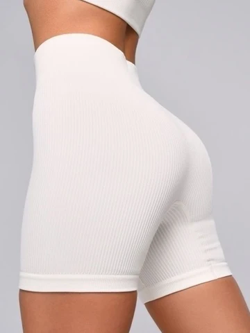 Seamless ribbed biker shorts - купить недорого | AliExpress