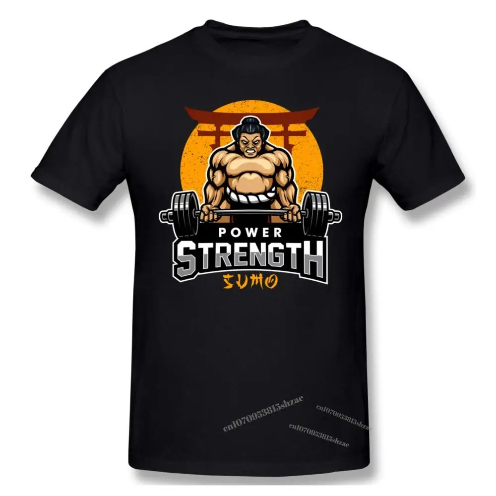 

Power Strength Sumo,crossfit Fitness Gym Japan Muscle Strenght Tshirt man T Shirt Woman