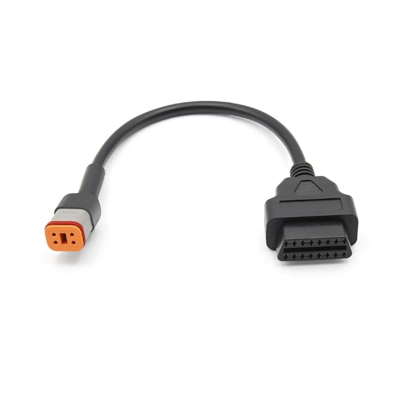 

4Pin To 16 Pin OBD2 Adapter 20cm Length Motorcycle Diagnostic Cable Motorcycle Replacement Parts Professional