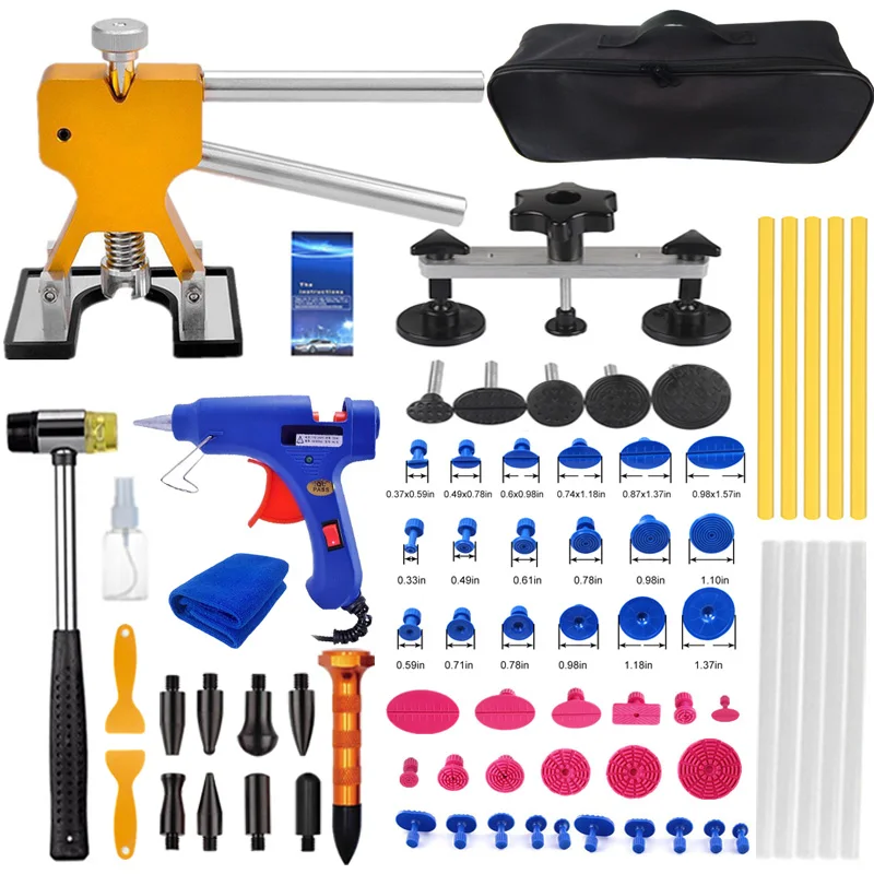 Скидка Набор для беспокрасочного удаления вмятин на автомобиле, автомобильный комплект для ремонта кузова, устройство для удаления вмятин на авто... Скидка Набор для беспокрасочного удаления вмятин на автомобиле, автомобильный комплект для ремонта кузова, устройство для удаления вмятин на авто...