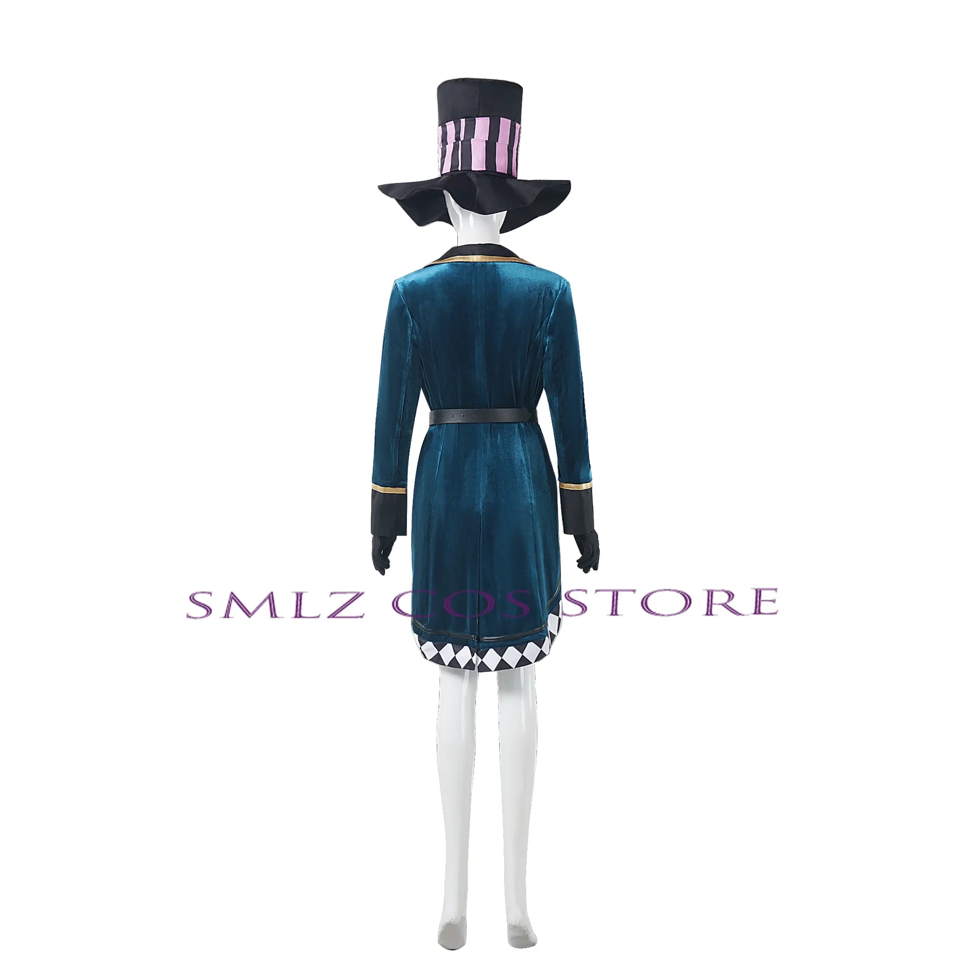 Необычное платье для косплея Hatter взрослых женщин костюм Мисс Безумной Алисы