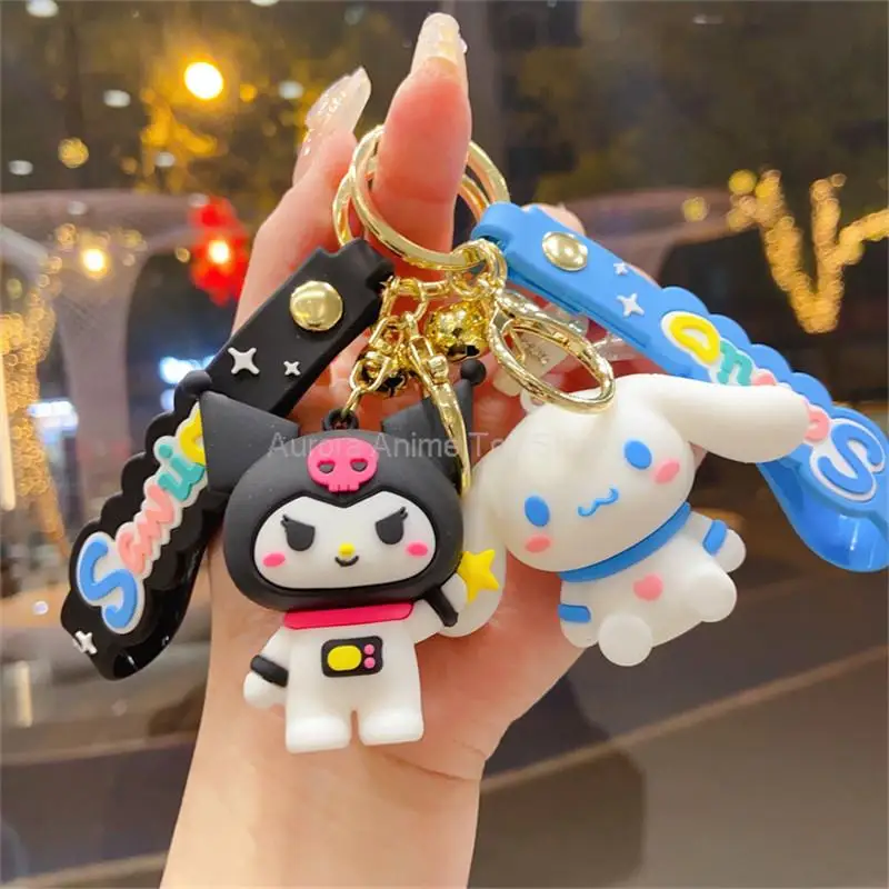 

Cartoon Anime Sanrio Hello Kitty Keychain Pendant Kawaii Key Chain Car Keyring Mobile Phone Bag Hanging Jewelry Kids Toys Gifts