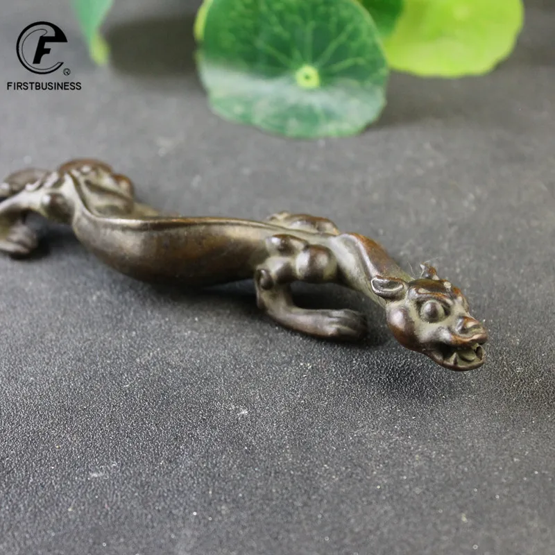 1 шт. Ретро латунные счастливые бриллиантовые миниатюры из чистой меди поделки