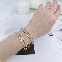 custom bangle for women personalized opening hollow out arabic letter name stainless steel bracelet jewelry gifts pulsera mujer