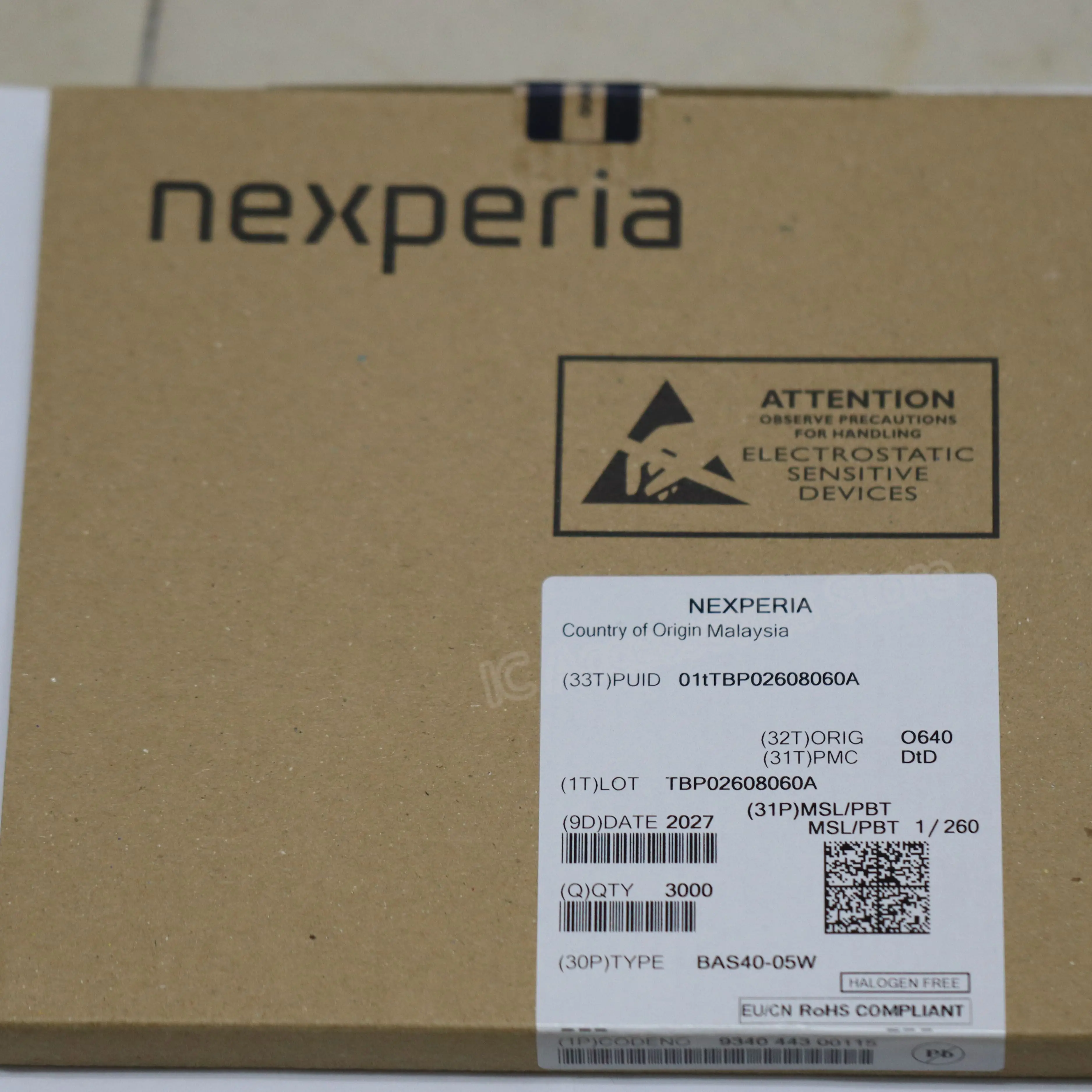 

20 шт. BAS40-05W, 115 65T трафаретная печать 40 в ма 380мв @ 1мА диод Шоттки новый оригинальный