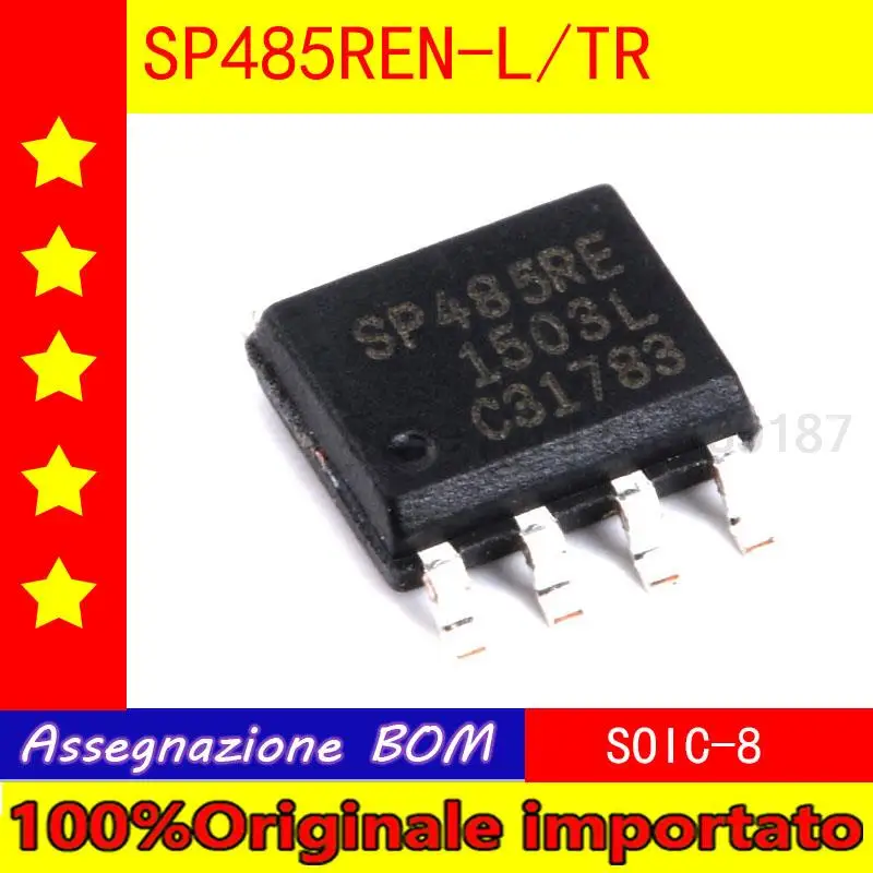 

100% Оригинальный импортный интерьер SP485REN - L/TR чип трансивер SOP - 8