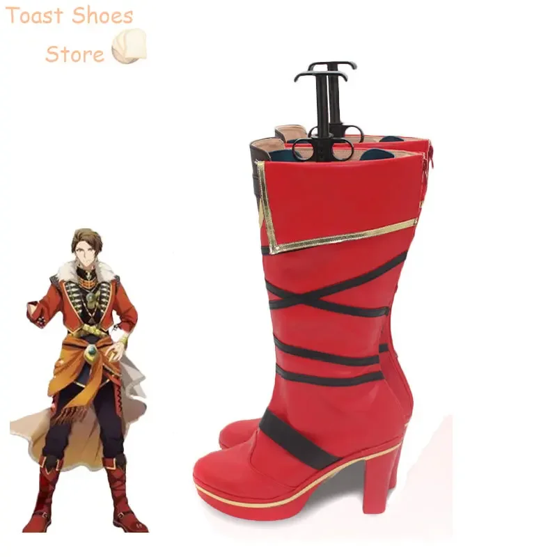 TSUNASHI RYUNOSUKE обувь для косплея игра IDOLISH7 реквизит из искусственной кожи Хэллоуин