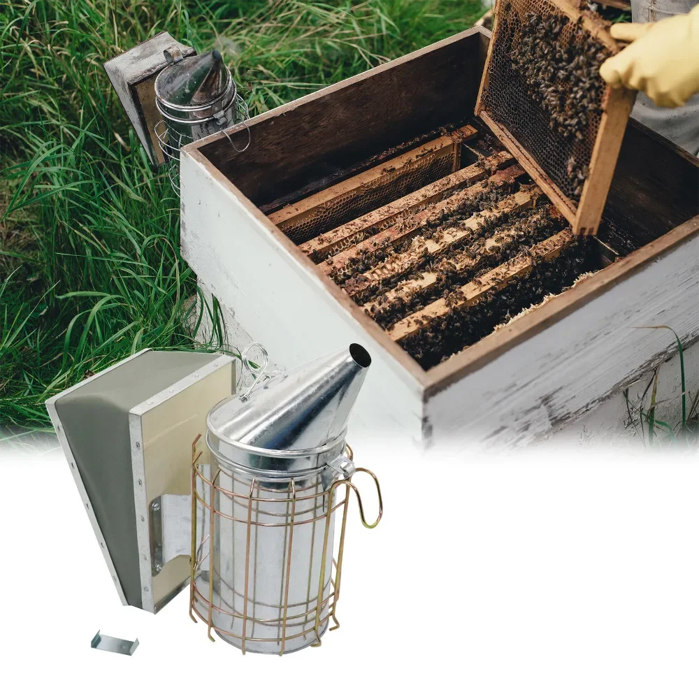 

Стальной распылитель дыма, пчелиный распылитель для пчеловодства, специальное оборудование для пчеловодства, 1 шт., садовые инструменты и оборудование Be