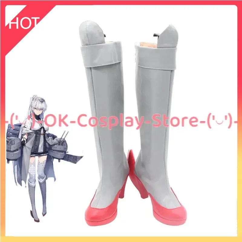 Аниме Kantai Collection Fuyuzuki Cosplay Shoes Хэллоуин искусственная обувь реквизит для косплея