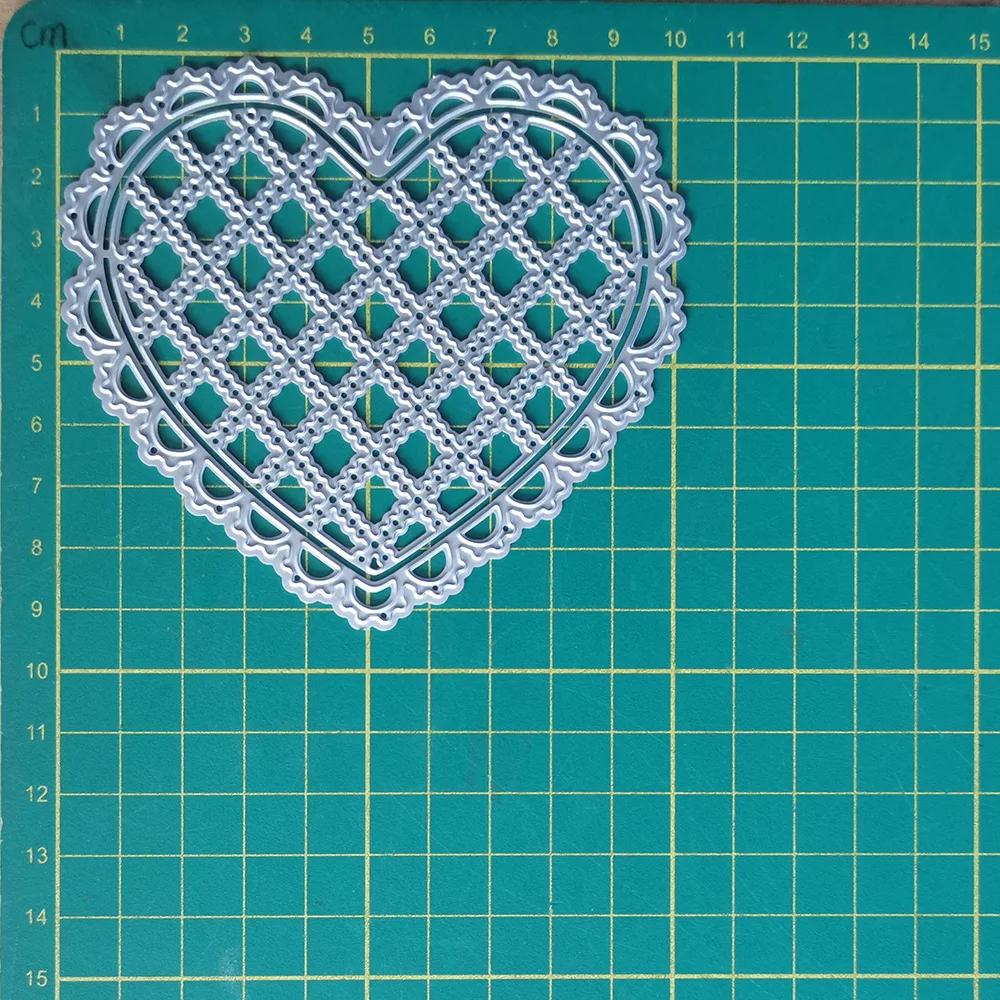 Рамка в форме сердца металлические штампы для DIY скрапбукинга альбома бумажных