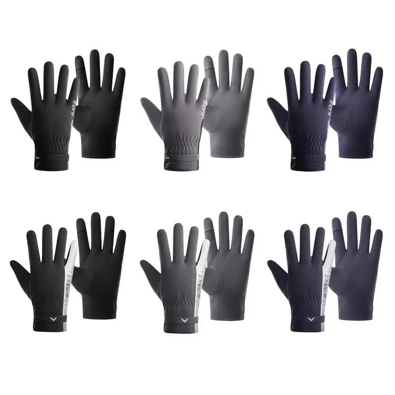 

Cold Weather Warm Gloves Reflective Waterproof Winter Gloves For Man Touch Screens Running Thermal Driving Warm Outdoor Sports