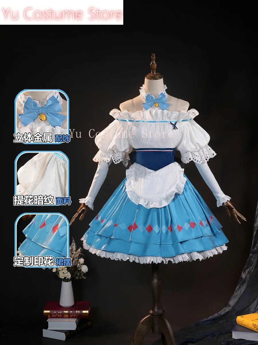 Arknights Eyjafjalla The Hviit Aska Picnic Before Trip женский косплей костюм Cos Game аниме вечерние