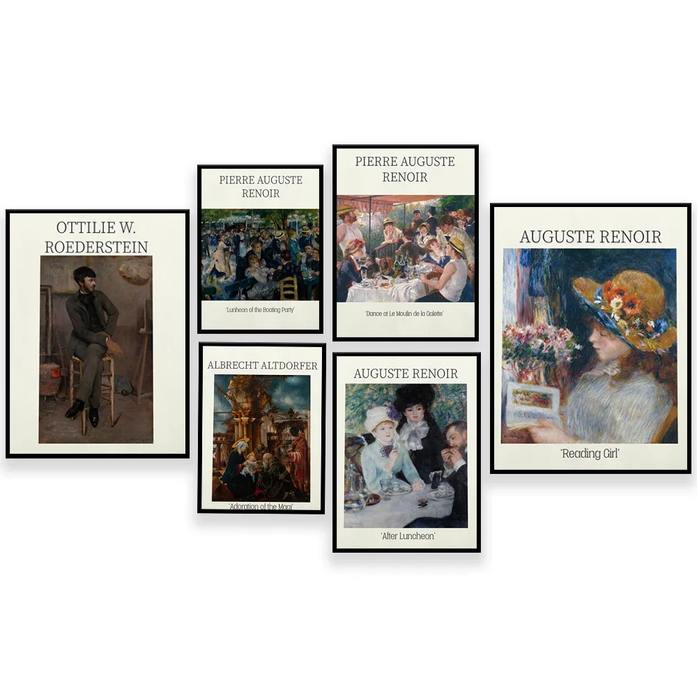 Albrecht Altdorfer's Adoration of the Magi Port Said Beach by Jakob Nussbaum Max Slevogt Reading Girls Auguste Renoir poster