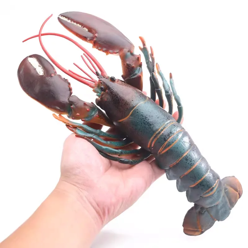 

Simulate Marine Life Australian Crayfish Model Boston Lobster Action Figures Kids Toys Gift Collect Ornaments Decoration