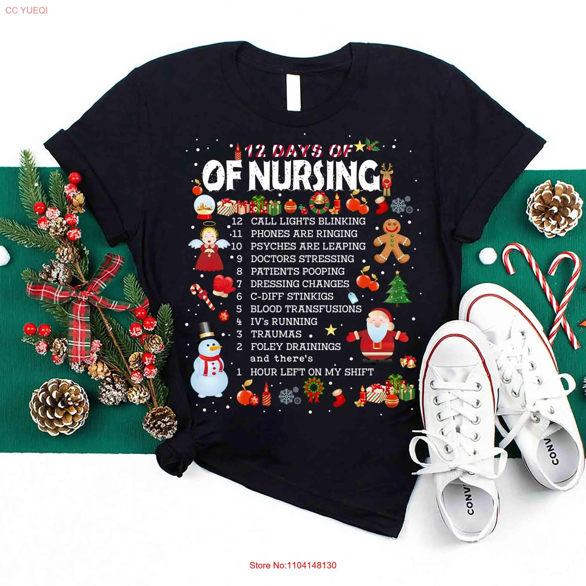 Футболка &quot12 дней медсестры&quot NoEnName_Null