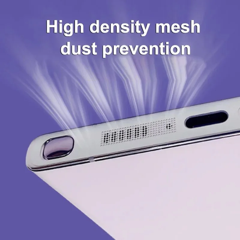 Пыленепроницаемые сетчатые наклейки для Samsung Galaxy S24 ультратонкие наушники с