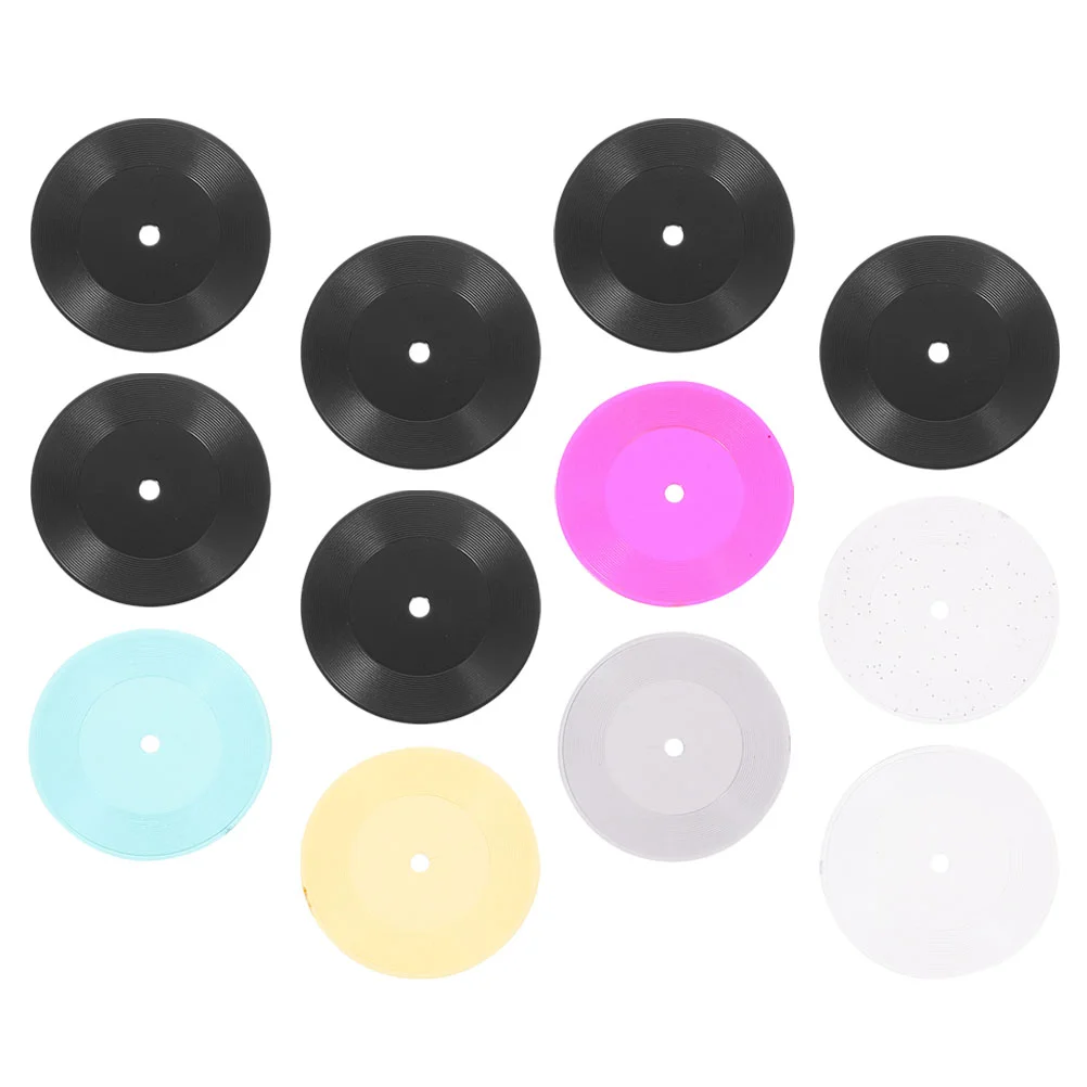 12 шт. пластинки для кукольного домика милый мини-декор виниловые принадлежности