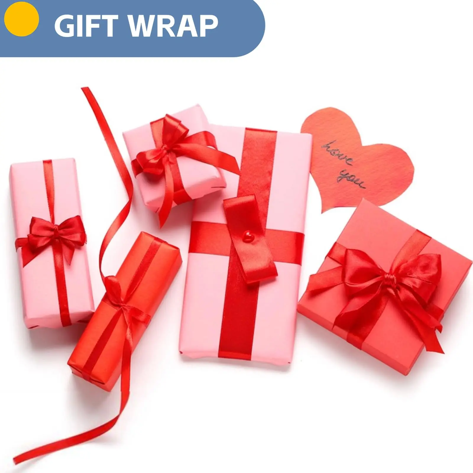 Рекламная розовая крафт-бумага 30 см х 5 м для транспортировки подарков обработки